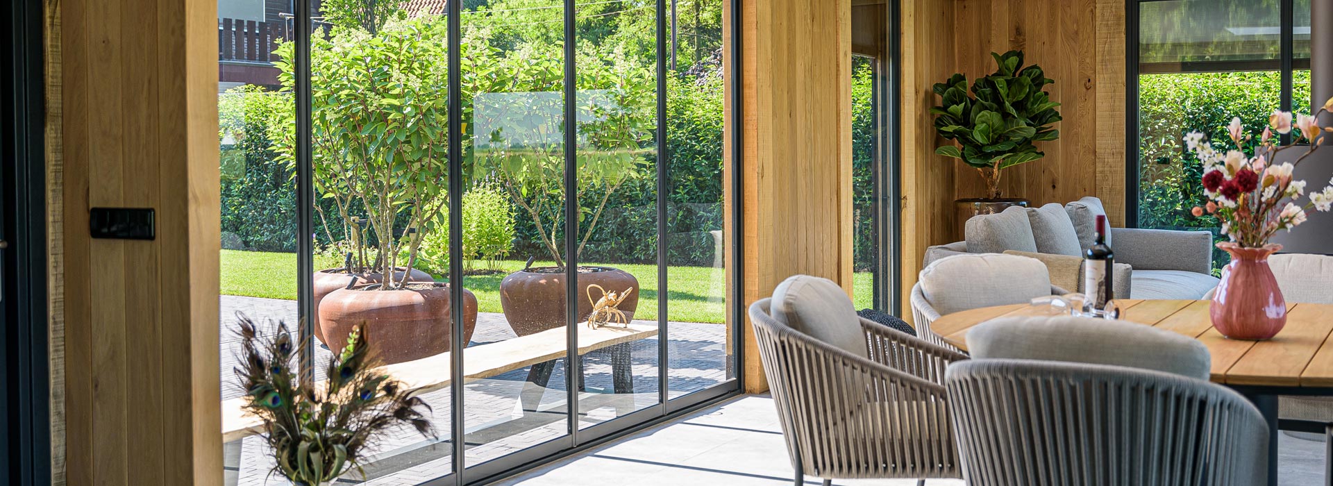 Luxe tuinhuis van The Organic Gardenroom