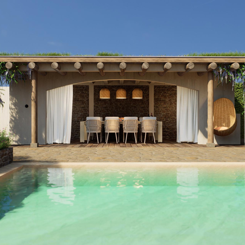 Luxe geïsoleerd Tuinhuis model Ibiza 34m2 | The Organic Gardenroom