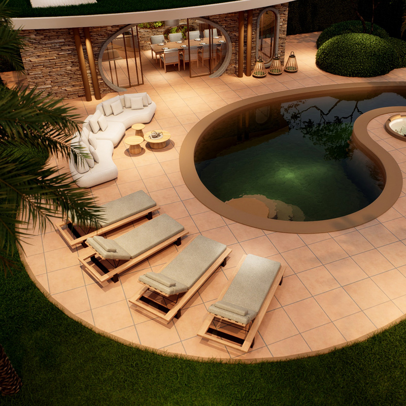 Luxe Poolhouse model Milano | The Organic Gardenroom